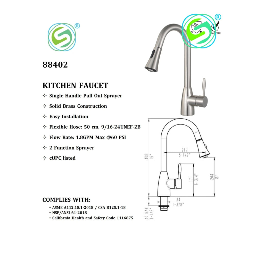 Kitchen Faucet 88402