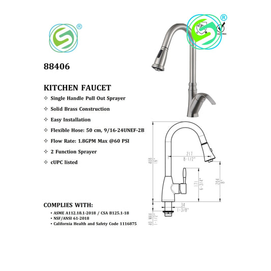 Kitchen Faucet 88406