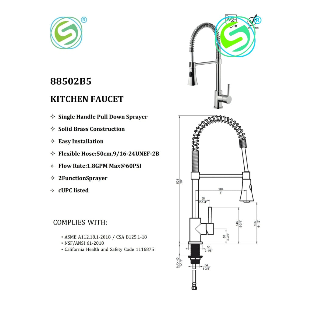 Kitchen Faucet 88502B5