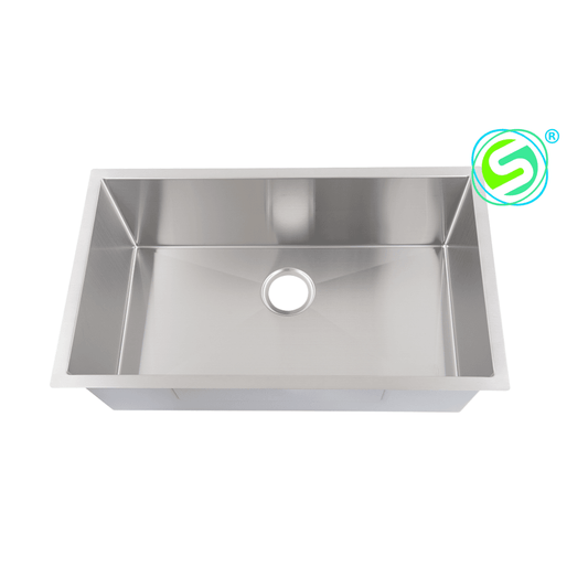 Stainless Steel Rd2718S-18G Single Bowl Undermount Sink.